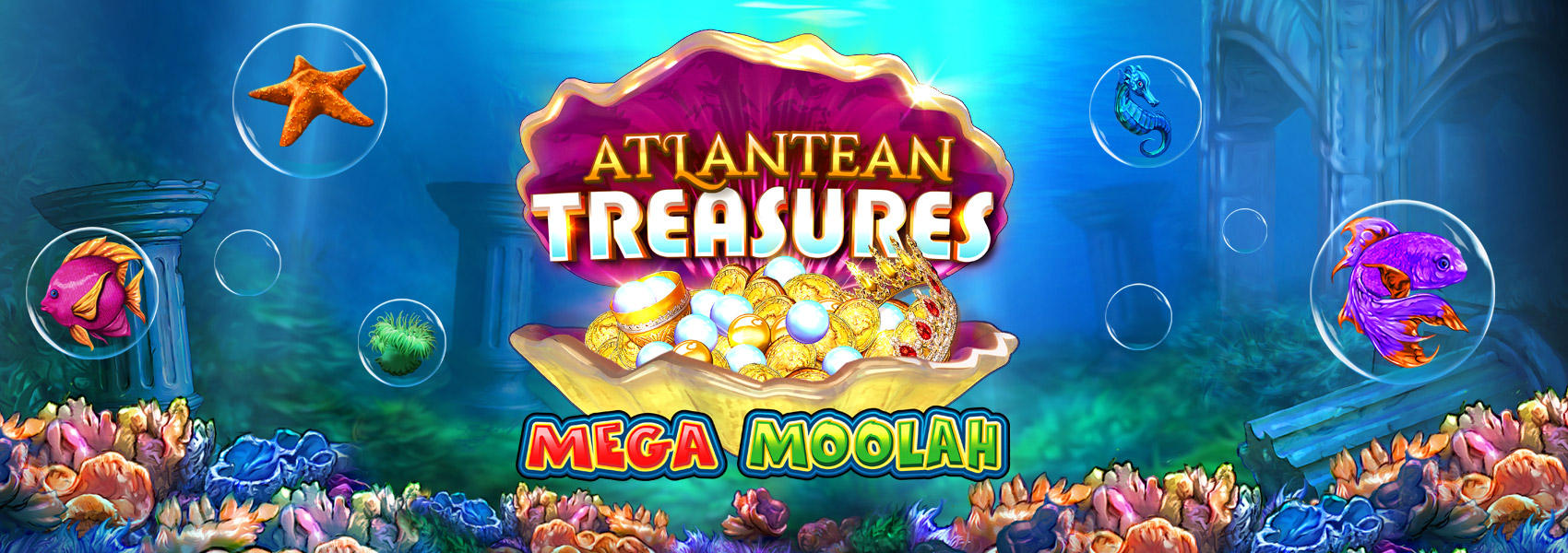 Atlantean Treasures: Mega Moolah Banner