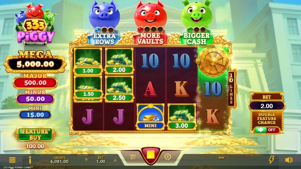 333 Piggy POWER COMBO™ gameplay screenshot 1