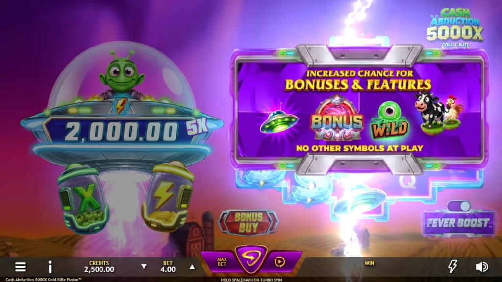 Cash Abduction 5000X Gold Blitz Fusion™ gameplay screenshot 5
