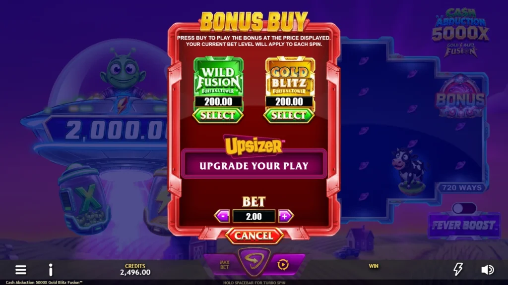 Cash Abduction 5000X Gold Blitz Fusion™ gameplay screenshot 6
